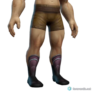 Black Mageweave Boots worn by a human male, rendered from the Forever client
