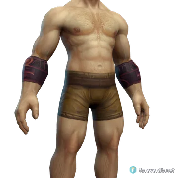 High Chief's Bindings worn by a human male, rendered from the Forever client