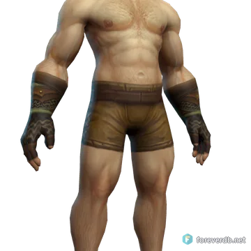 Light Chain Gloves worn by a human male, rendered from the Forever client