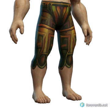 Runed Copper Pants worn by a human male, rendered from the Forever client