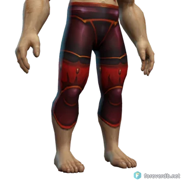 Thorium Leggings worn by a human male, rendered from the Forever client