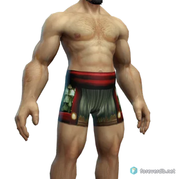War Paint Waistband worn by a human male, rendered from the Forever client