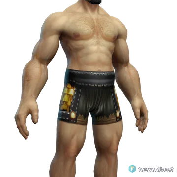 Grunt's Belt worn by a human male, rendered from the Forever client