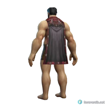 Infiltrator Cloak worn by a human male, rendered from the Forever client