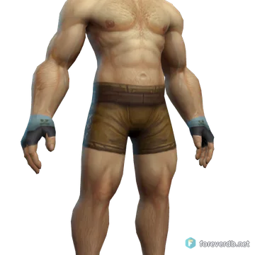 Brocade Gloves worn by a human male, rendered from the Forever client