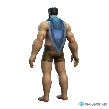 Nomad Cloak worn by a human male, rendered from the Forever client