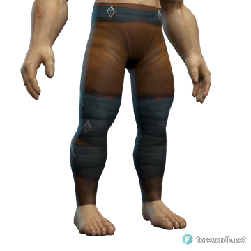 Thick Cloth Pants worn by a human male, rendered from the Forever client