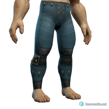 Arcane Leggings worn by a human male, rendered from the Forever client