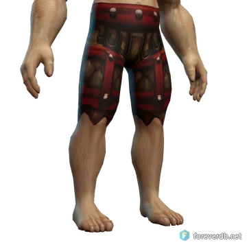 Painted Chain Leggings worn by a human male, rendered from the Forever client