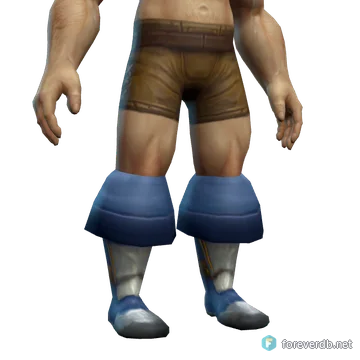 Botas de placas imperiales, renderizado con el cliente de Forever