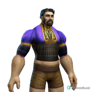 Frostweave Tunic worn by a human male, rendered from the Forever client