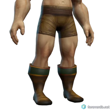 Recomposed Boots worn by a human male, rendered from the Forever client