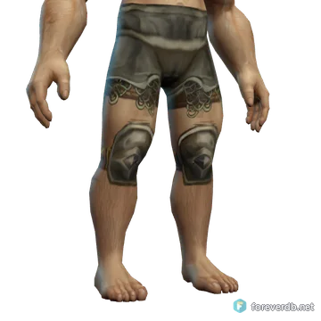 Sentry's Leggings worn by a human male, rendered from the Forever client