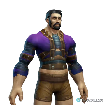 Eternal Chestguard worn by a human male, rendered from the Forever client