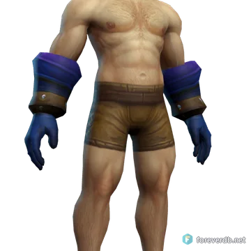 Eternal Gloves worn by a human male, rendered from the Forever client