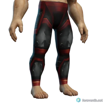 Leotardos Almanegra, renderizado con el cliente de Forever