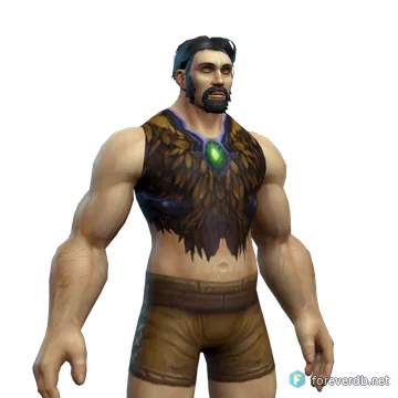 Peto Plumahierro, renderizado con el cliente de Forever