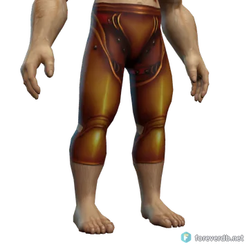 Radiant Leggings worn by a human male, rendered from the Forever client