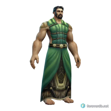 Vital Raiment worn by a human male, rendered from the Forever client