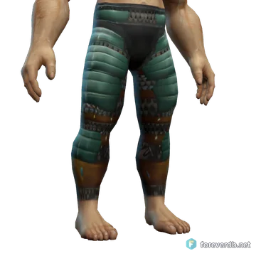Phalanx Leggings worn by a human male, rendered from the Forever client