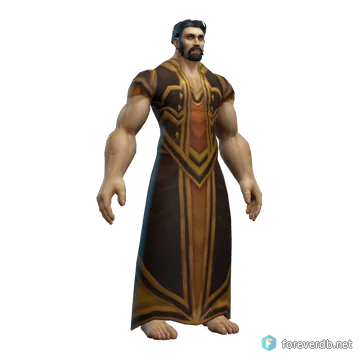 Geomancer's Wraps worn by a human male, rendered from the Forever client