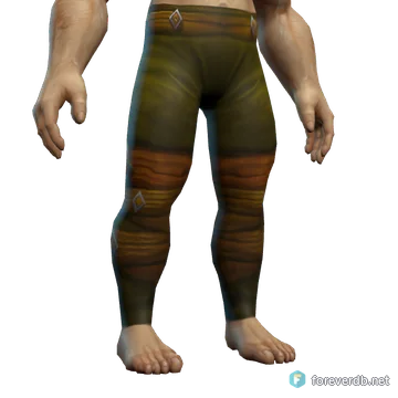 Padded Pants worn by a human male, rendered from the Forever client