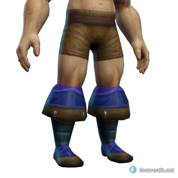 Eternal Boots worn by a human male, rendered from the Forever client