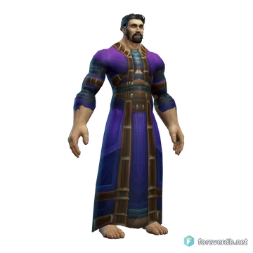 Eternal Wraps worn by a human male, rendered from the Forever client