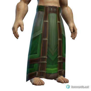 Elunarian Sarong worn by a human male, rendered from the Forever client