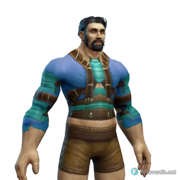 Celestial Tunic worn by a human male, rendered from the Forever client