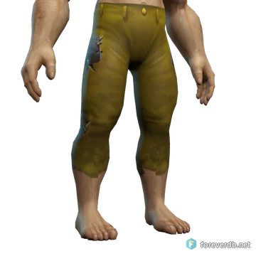 Fine Leather Pants worn by a human male, rendered from the Forever client