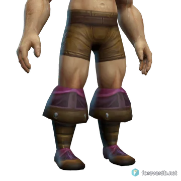 Resplendent Boots worn by a human male, rendered from the Forever client