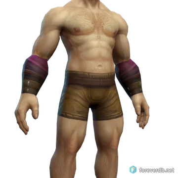 Resplendent Bracelets worn by a human male, rendered from the Forever client
