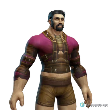 Resplendent Tunic worn by a human male, rendered from the Forever client