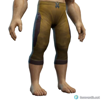 Cross-stitched Pants worn by a human male, rendered from the Forever client