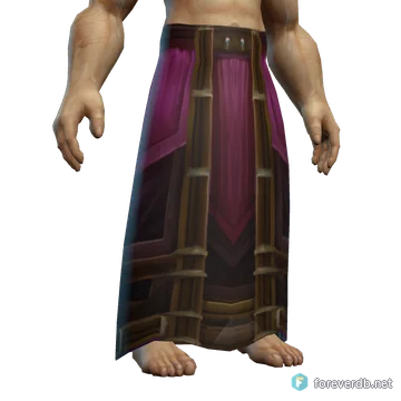 Resplendent Sarong worn by a human male, rendered from the Forever client