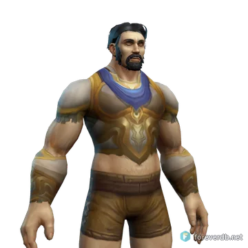 PVP Plate Breastplate Alliance worn by a human male, rendered from the Forever client
