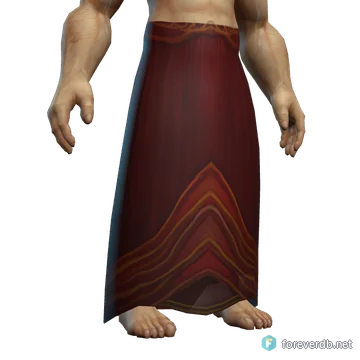 PVP Cloth Legs Horde worn by a human male, rendered from the Forever client