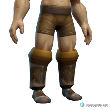 PVP Plate Boots Alliance worn by a human male, rendered from the Forever client