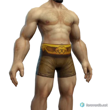 Glorious Belt worn by a human male, rendered from the Forever client