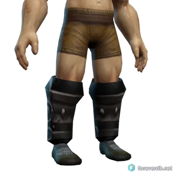 Hulking Boots worn by a human male, rendered from the Forever client