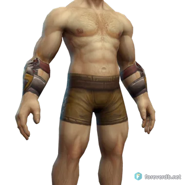 Marauder's Bracers worn by a human male, rendered from the Forever client