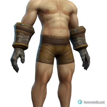 Blood Guard's Mail Grips worn by a human male, rendered from the Forever client