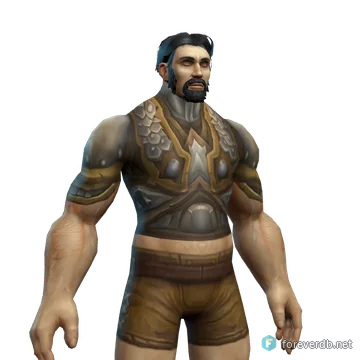 Legionnaire's Mail Chestpiece worn by a human male, rendered from the Forever client