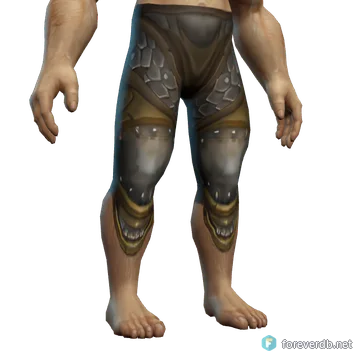 Legionnaire's Mail Leggings worn by a human male, rendered from the Forever client