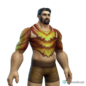 Triumphant Chestpiece worn by a human male, rendered from the Forever client