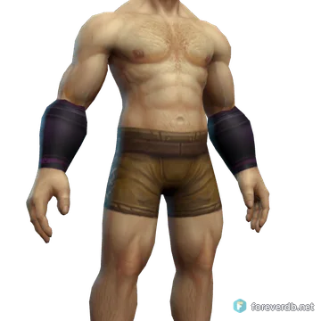 Revenant Bracers worn by a human male, rendered from the Forever client