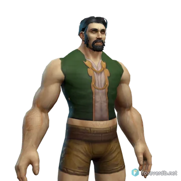 Councillor's Tunic worn by a human male, rendered from the Forever client