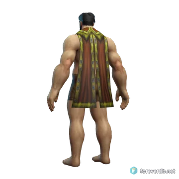 Pridelord Cape worn by a human male, rendered from the Forever client