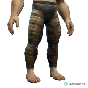 Banded Leggings worn by a human male, rendered from the Forever client